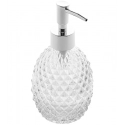 Porta Sabonete Líquido 350ml Sortidos de Vidro Round